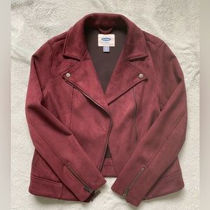 Faux Suede Jacket